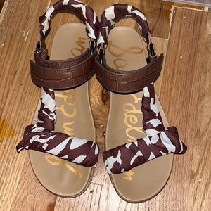 Sam Edelman scarf wrapped sandals